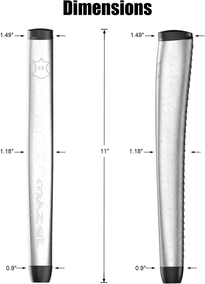 MAZEL Ultra-light Golf Putter Grip for Men - 2.0 Advanced Surface Texture Non-slip Golf Grip,Great Comfortable Feel and More Consistent Stroke - Image 3